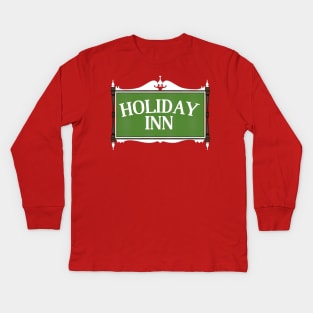 Holiday Inn 1942 Bing Crosby Hotel Christmas Sign Kids Long Sleeve T-Shirt